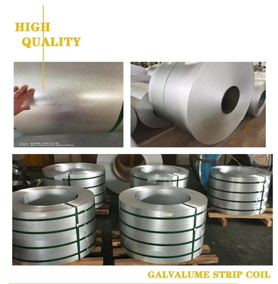 Construção Indústria de Eletrodomésticos ASTM AISI JIS DIN GB Standard 0,12-3,0 mm espessura Galvalume Steel Coil
