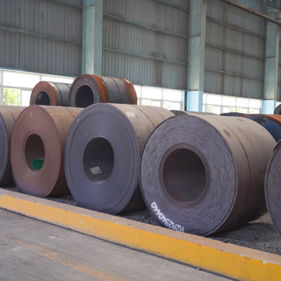 Venda a quente A36 SM400A St37 SA283Gr Q235 Q345 bobina de aço laminada a quente s235jr hrc bobina de aço carbono laminada a quente