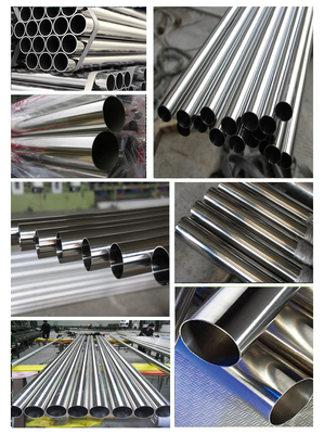 Tubo duplo de aço inoxidável de alta qualidade e baixo preço de 2 polegadas e 2 mm de espessura Ss 202 304/304L/316/316L Tubo redondo de aço inoxidável de 12 mm