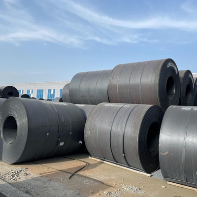 Preço de fábrica Astm A36 A283 A387 Q235 Q345 S235jr Bobina de aço carbono laminada a quente por tonelada