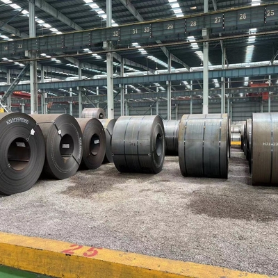 Preço de fábrica Astm A36 A283 A387 Q235 Q345 S235jr Bobina de aço carbono laminada a quente por tonelada