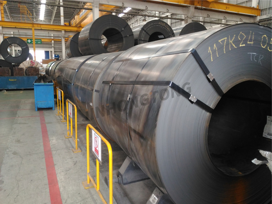 Fornecimento directo de fábrica Decantação e lubrificação 0,9 mm 1,7 mm 1000 mm largura 1500 mm bobina de aço carbono preço em quente bobina de aço