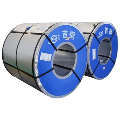 China fornecedor bobina de aço carbono laminada a frio para tambores de óleo, disponível em larguras de carroçaria de 916 mm, 917 mm e 1250 mm.