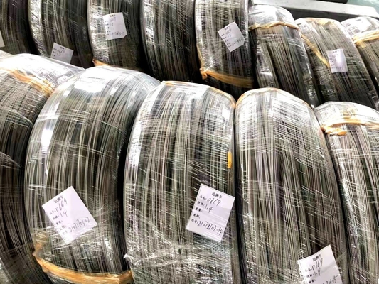 Cadeia de aço inoxidável de série 300 linha de aço inoxidável linha recta linha de aço ss linha de aço 304 316 400 série