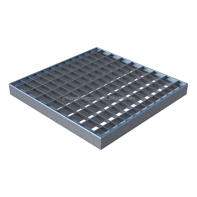 Primeira qualidade de aço galvanizado piso de drenagem de grades de cobertura G405/30/100 G505/30/100 Metal galvanizado grades de aço