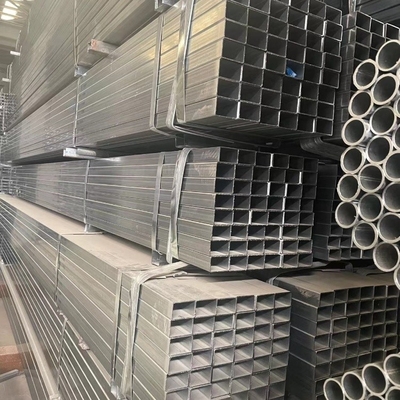40x40 Tubo Quadrado Tubo de Aço Asm Perfil Ms Tubo Quadrado Galvanizado Quadrado E Rectangular Aço Dentro de 7 Dias Q235 Q195 St37