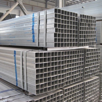 En10219 St37-2 20x20 25x25 40x40 50x50 60x60 20x40 30x50 150x150 Tubo de secção oca quadrado de aço galvanizado