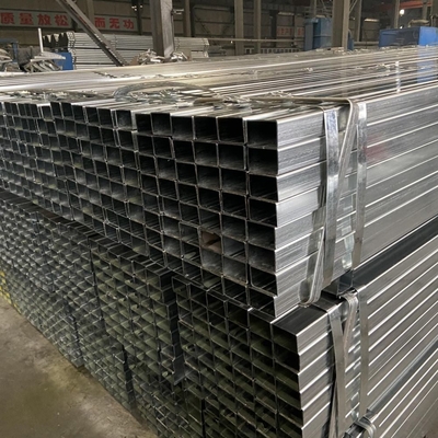 En10219 St37-2 20x20 25x25 40x40 50x50 60x60 20x40 30x50 150x150 Tubo de secção oca quadrado de aço galvanizado
