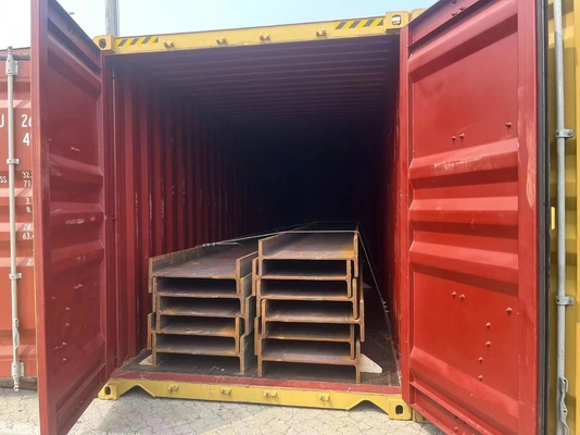 Ferro H-Beams Fabricante Astm A572 Grau 50 150x150 Viga padrão H-Beam I Beamcarbon Vigas De Acero Channel Steel Dimensões