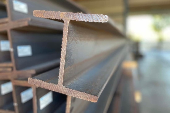 Material de construção Casa Estrutural Feixe de aço carbono laminado a quente 10 X 10 6m Feixe de secção H I