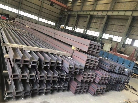 China fabricação de aço carbono estrutural preço barato h viga hn 250 x 125 com grau q235b q345b