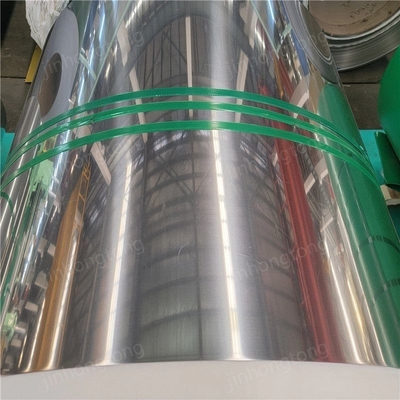 Alta qualidade 410 430 310s 301 espelho 0,4 mm rolos de tiras de aço inoxidável laminados a quente qualidade secundária em bobina