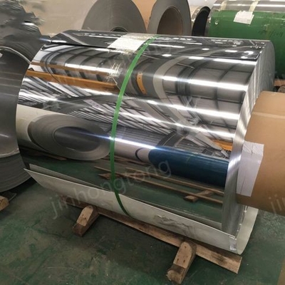 Alta qualidade 410 430 310s 301 espelho 0,4 mm rolos de tiras de aço inoxidável laminados a quente qualidade secundária em bobina