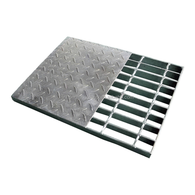 Grades de revestimento de piso de malha metálica galvanizadas grades de malha de passagem 32x5mm grades de barras