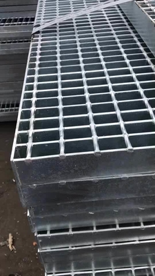 Materiais de construção metálicos em molho quente 30 x 3 mm grelha de aço galvanizado Passeios de baixo carbono, Grelha de drenagem de piso para material de construção