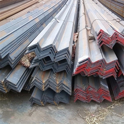 Barra de ângulo de aço carbono galvanizado com ranhuras cortador de aço estrutural Linha de ângulo de aço 100*100*6mm Ss41b Barra de ângulo de aço