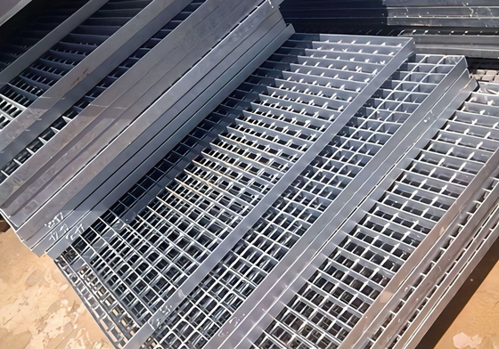 Material padrão Q235 201 304 316 Grelhas de aço galvanizado para piso, cobertura de esgoto, drenagem, grelha, plataforma