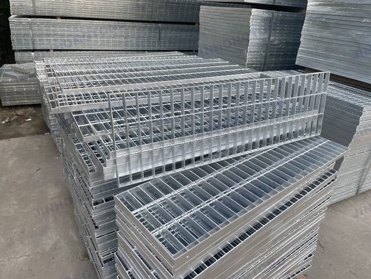Grelha de aço personalizável Venda a quente Materiais de construção metálicos Galvanizados a quente Grelhas de aço galvanizadas para passeios e grelhas de plataforma