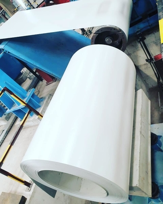 ppgi branco código de cor 9016 espessura 0,20-1,2 mm ppgi bobina de aço pré-pintada