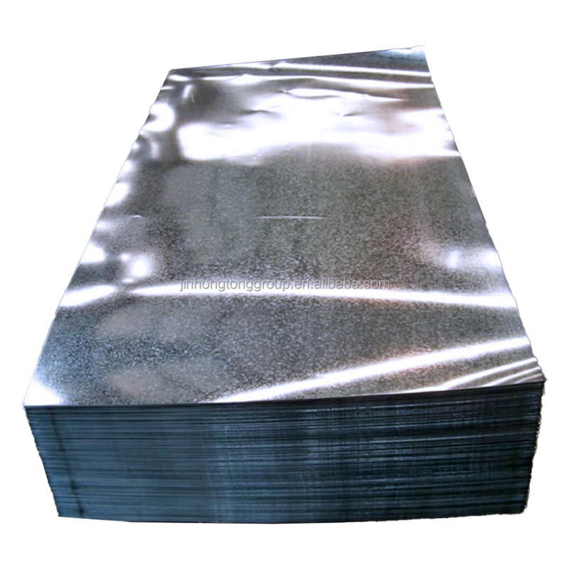 Folha de ferro galvanizado de espátula regular de 1,5 mm de espessura Folha de aço galvanizado de folha simples para entrega imediata da China