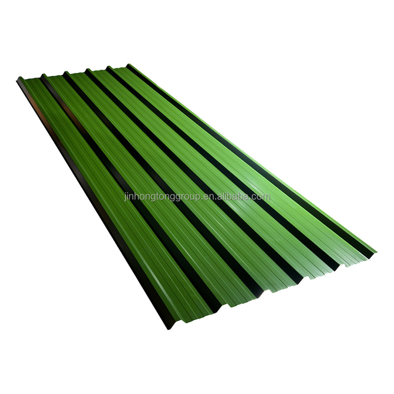 SGCC/CGCC/DX51D Z/Q195-Q345 CGI revestido de cor Corrugado/ondulado Galvanizado Chapa de telhado de ferro/aço/peças para material de construção