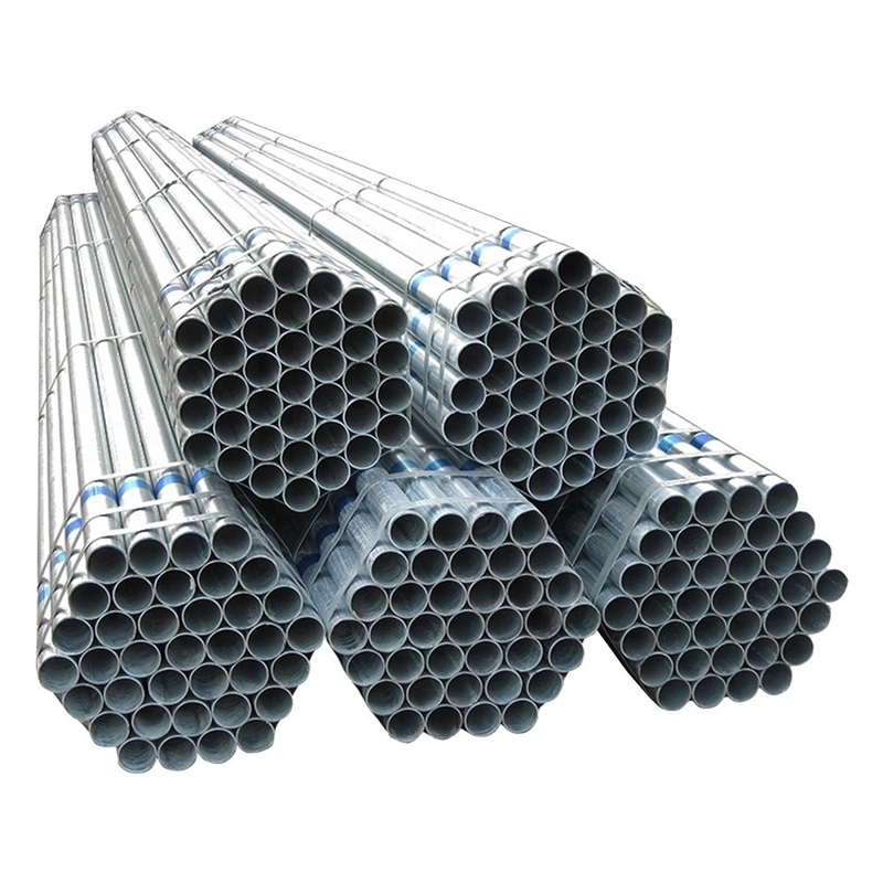 250mm Diâmetro Galvanizado Tubo 10 polegadas Redondo Galvanizado Tubo de Aço E Gi Tubo Galvanizado Tubo Para Estufas Versátil