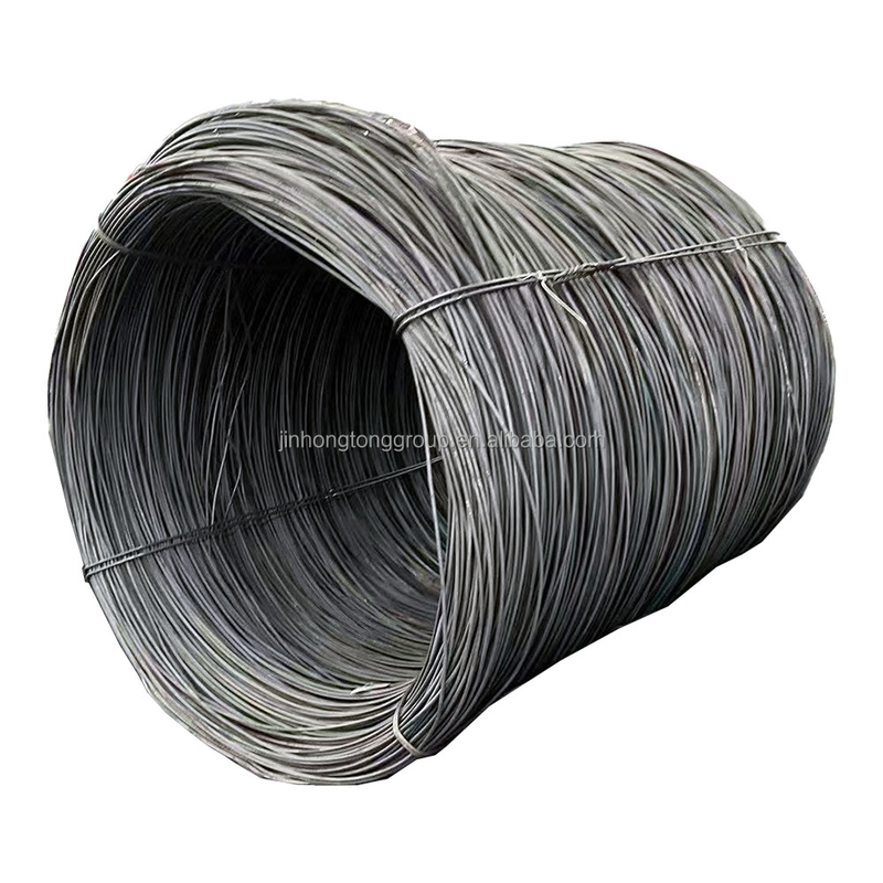 Rodas de arame de aço de alto carbono 5,5 mm 6,5 mm laminadas a quente Q195 SAE1008 para fabricação de unhas Certificado ISO9001 2008