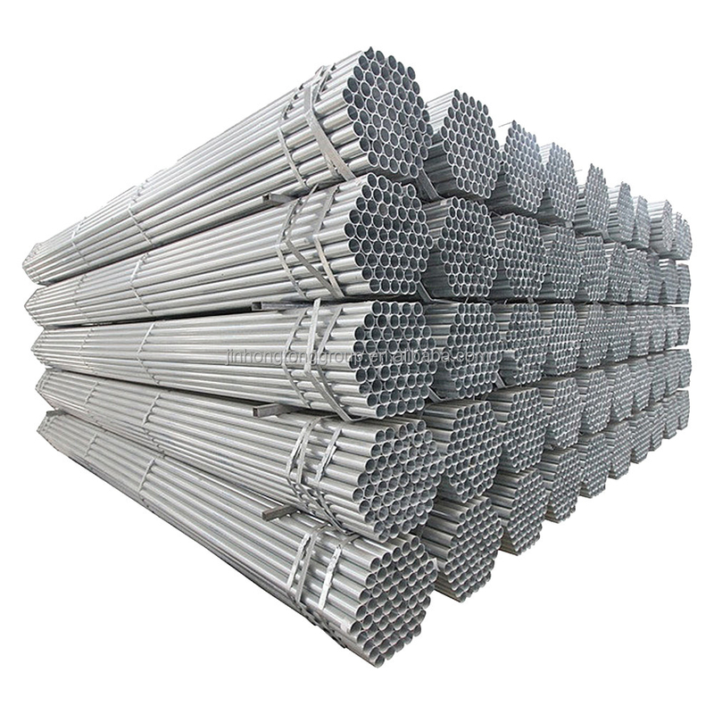 ASTM A53 Gr.B DN350 Tubos de aço pré-galvanizados para suporte estrutural