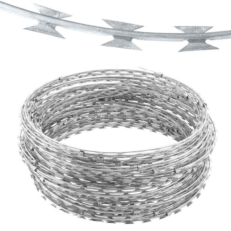 Certificado BSCI Concertina BTO-22 Tipo Barbed Wire Razor para suas necessidades