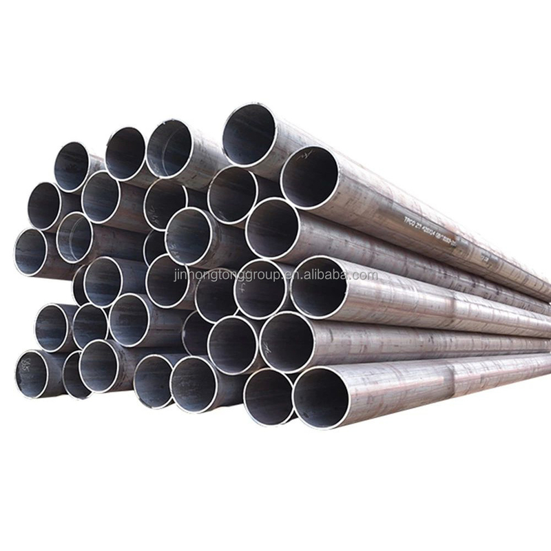 100% de precisão personalizada Q235 Q345 Tubo de aço soldado a carbono para anti-corrosião laminado a quente e fabricado