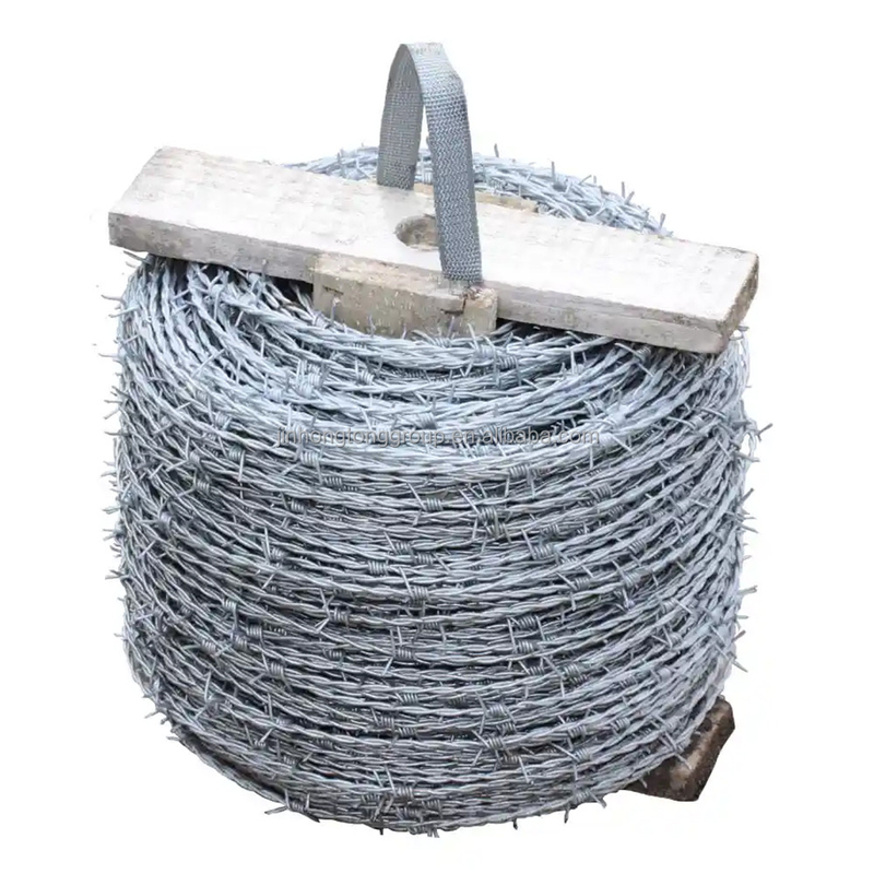 ASTM 6 8 9 10 12 14 18 20 Arame farpado galvanizado mergulhado a quente com comprimento de barbante e requisitos dos clientes de arame farpado