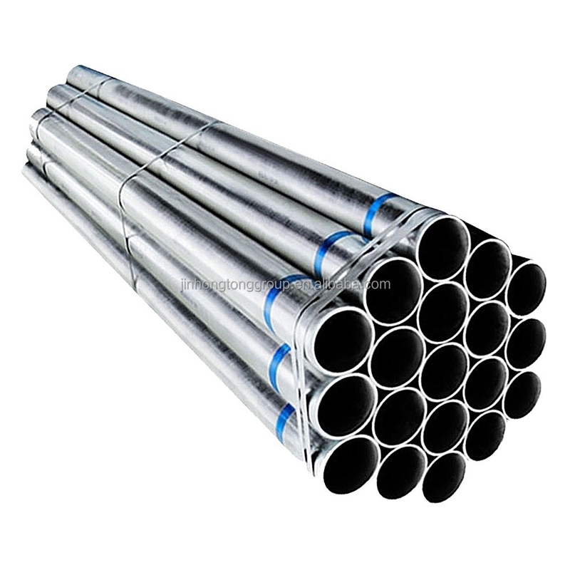 Tubos de aço galvanizados a quente Tubos quadrados 0,4 mm-2 mm Espesor da camada de zinco Z40-Z700 Fornecimento para entrega de líquido de baixa pressão