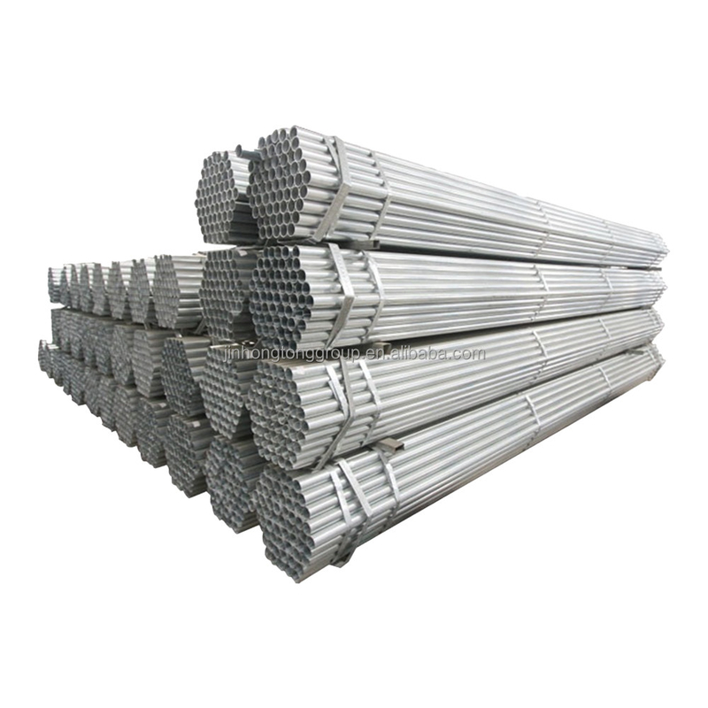 Tubo de aço pré-galvanizado de 6 metros e 20 pés, tubular retangular com revestimento de superfície galvanizado
