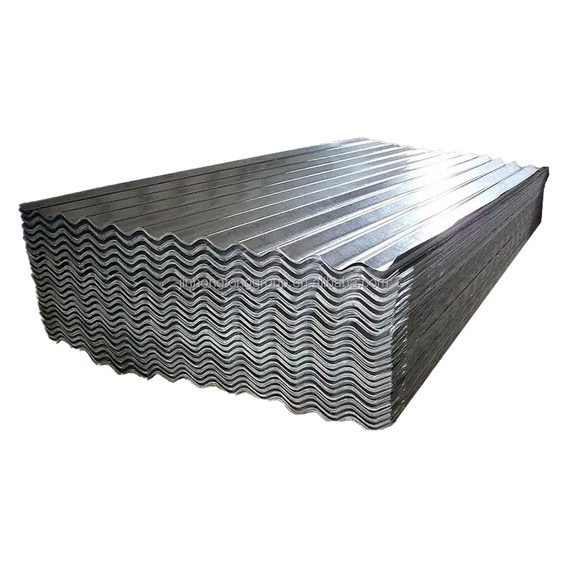 Descolagem de chapa de telhado de metal galvanizado ondulado DX51D Gi Chapa de aço de telhado de alumínio galvanizado revestido de zinco Z30-Z40