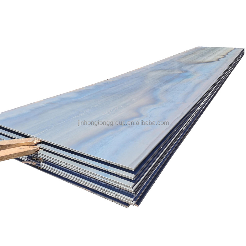 Grau Q195/Q235/Ss400/SPHC/SAE1006 Chapa de aço laminada a quente Chapa de aço personalizada para aço leve de baixo carbono