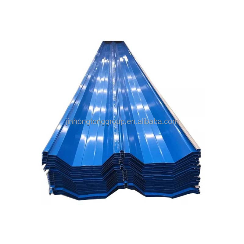 762-899mm Largura Chapa de aço corrugadoPPGI DX01 DX02 Chapa de palha de telhado de metal revestido de cor para edifícios e oficinas