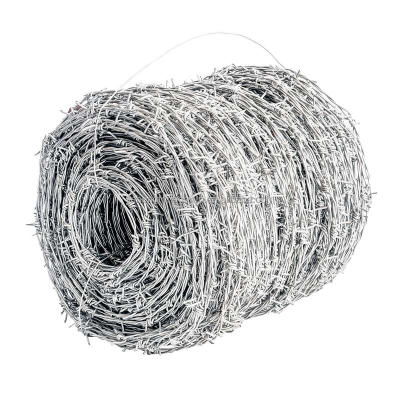 1.4mm-2.6mm Diâmetro de fio galvanizado Tecido de fio de ferro com espinhos para requisitos personalizados
