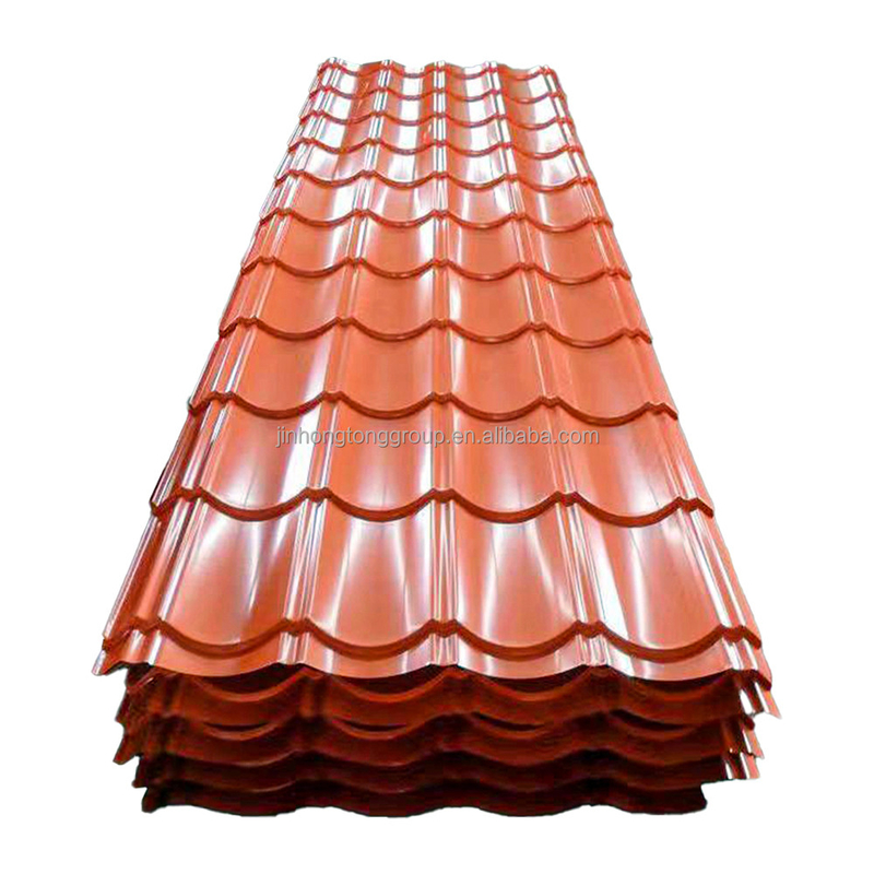 Pré-pintado Ppgl Roofing Sheet Metal Roof Panel Galvanizado Ppgi THK SGCC DC51D 0.2 4 mm Padrão ASTM