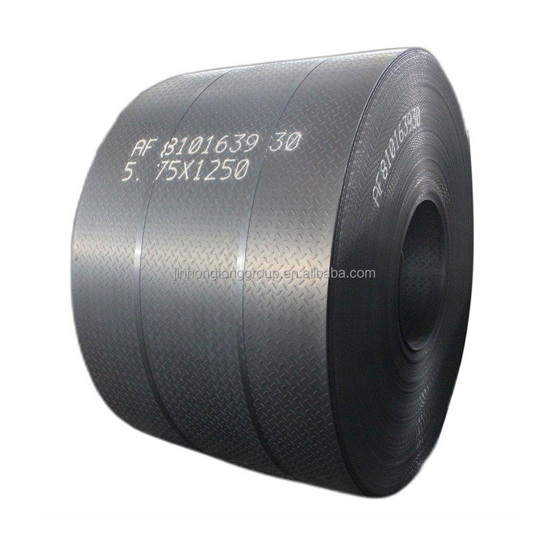 Estrutura de construção Chaquered chapa de aço carbono com 2,0-8mm espessura e 1251-1500mm largura