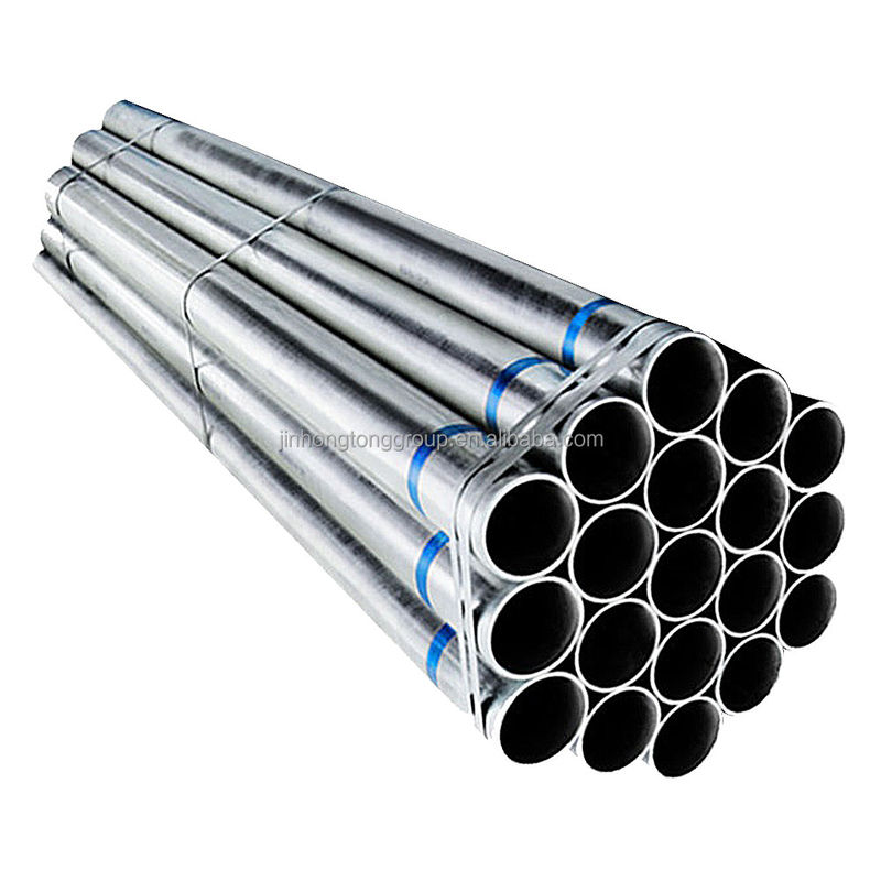 6.4M comprimento GI tubos de aço galvanizados para construção 1.2-2.0mm espessura materiais pré galvanizados