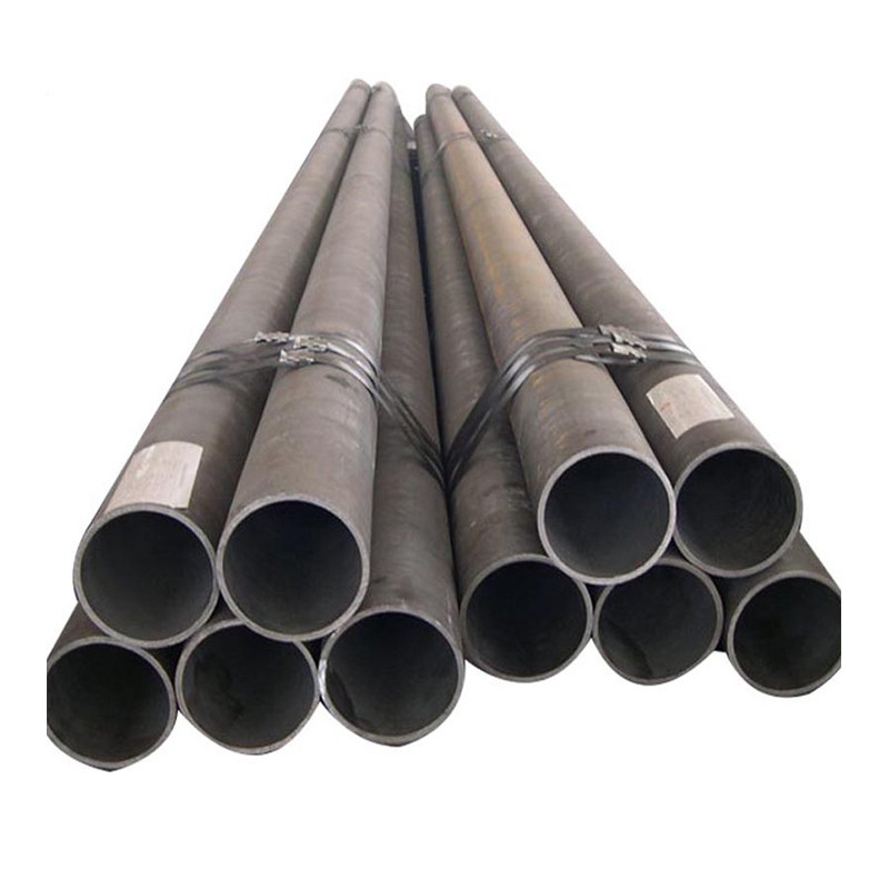 ISO9001 Certificado ASTM A53 Tubo de aço de carbono sem costura P235GH Tubos de aço pintados de preto