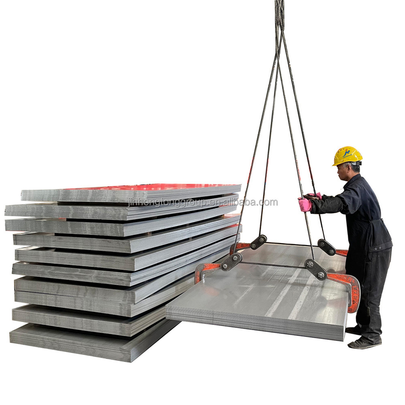 Q235 SPCC DC01 DC02 DCO4 laminado a frio 130 0,12-2,0 mm*600-1250 mm Placa de aço carbono para construção de edifícios