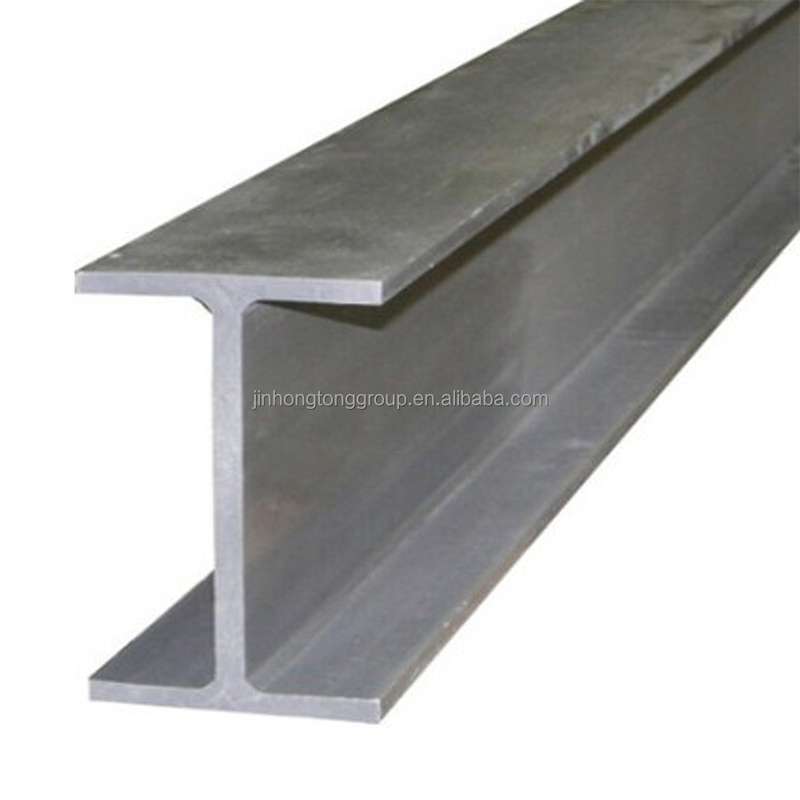 Estrutura Construção de aço laminado a quente I feixe feixes em forma de H com personalização de material e largura de teia de 100-630 mm