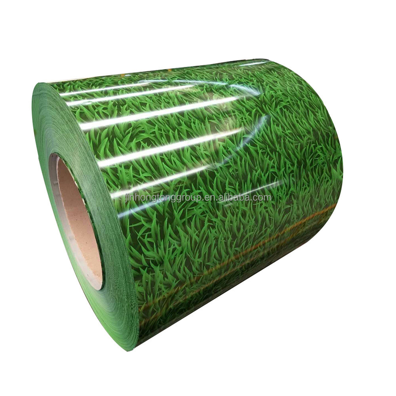 SGCC DX51D Q195 JIS G3312 PPGI bobina de aço revestida de zinco com padrão floral de cor bobinas PPGI revestidas de 0,1-1 mm de espessura
