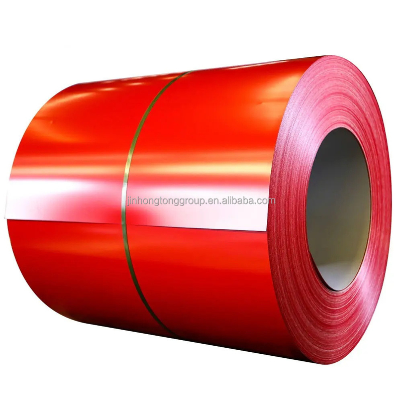 Alto elogio DX53D bobina de aço revestida a cores PPGL bobina de chapas de aço galvanizadas pré-pintadas a cores com revestimento de zinco 20g-275g/m2