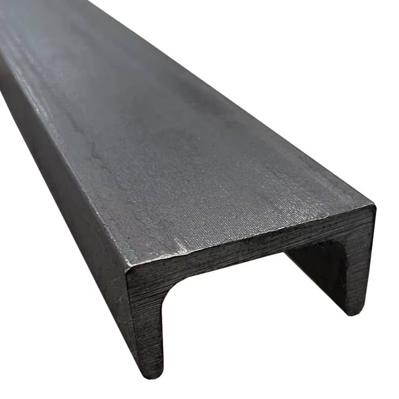 Q235 Q345 SS400 Material U-Channel aço carbono 0,8 mm-3,0 mm espessura 100% Tolerância testada ± 1% para sistema de suporte