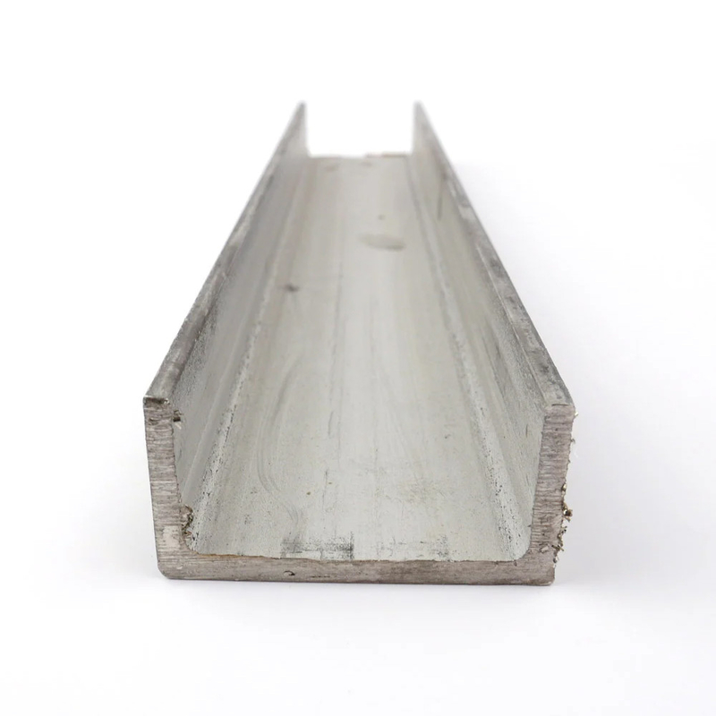 Canais de aço inoxidável laminado a frio personalizáveis com perfil tipo U com acabamento de superfície TSHS/2B/THS/2D/BA/2BB/No.3
