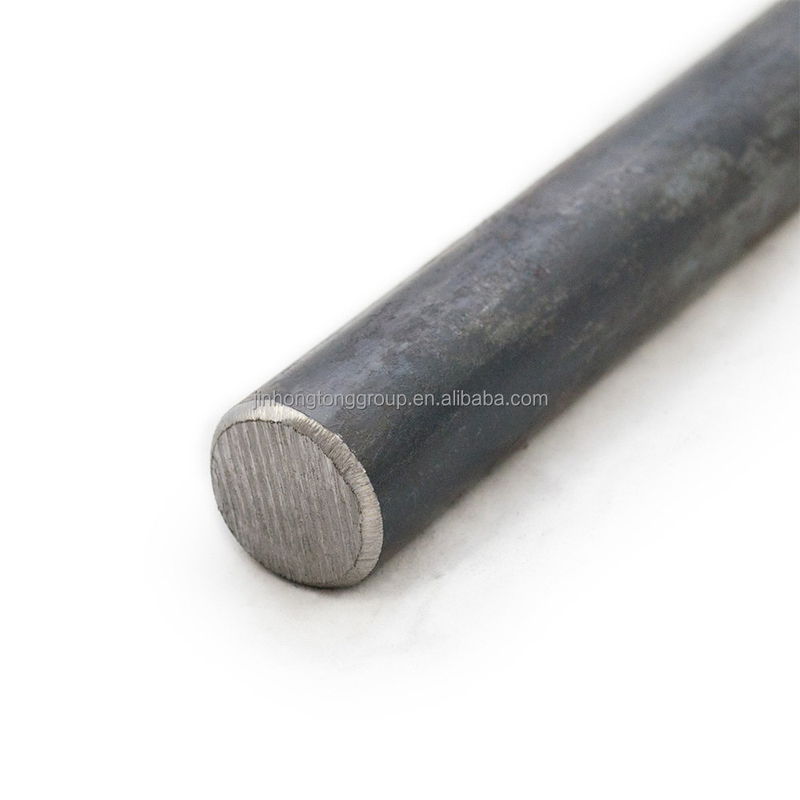 Q235 Q255 Q345 laminado a quente laminado a frio Rodas de aço de barra redonda para material de construção industrial Dimensão personalizada Amostra livremente