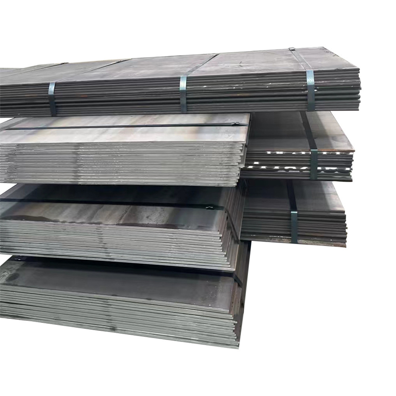 Boa qualidade ASTM A36 SS400 Q235 Q345 Q355 Chapa de aço carbono laminada a quente para construção de edifícios