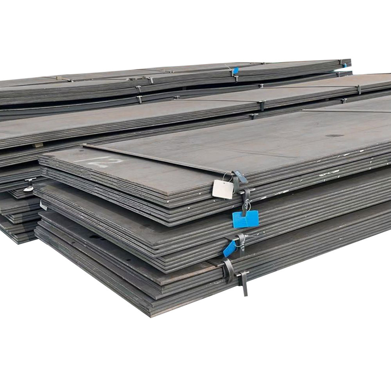 Fabricação de aço Ms Chapa de aço carbono laminada a quente Q195 Q215 Q235 Q255 Q275 Chapa de aço metálico